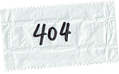 404 - The first gum wrapper doodle